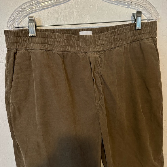 Sunspel England Mens Pants Size M Olive Green Brown Trousers Chino Drawstring - Picture 5 of 5